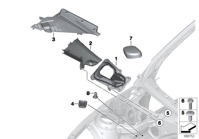 Various grommets / covers
