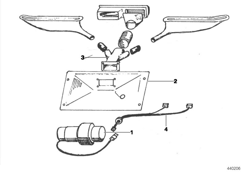 Blower unit / mounting parts