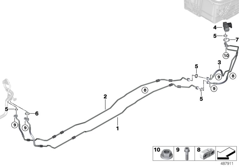 Refrigerant lines, underfloor