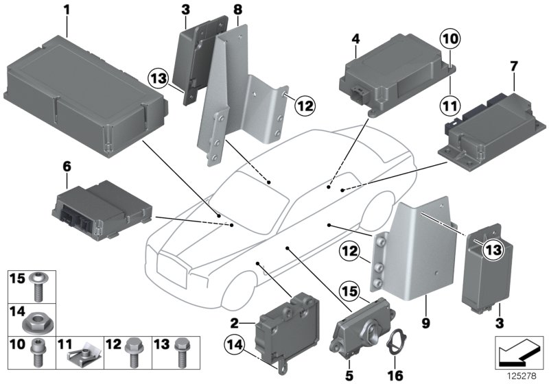 Electric parts, airbag