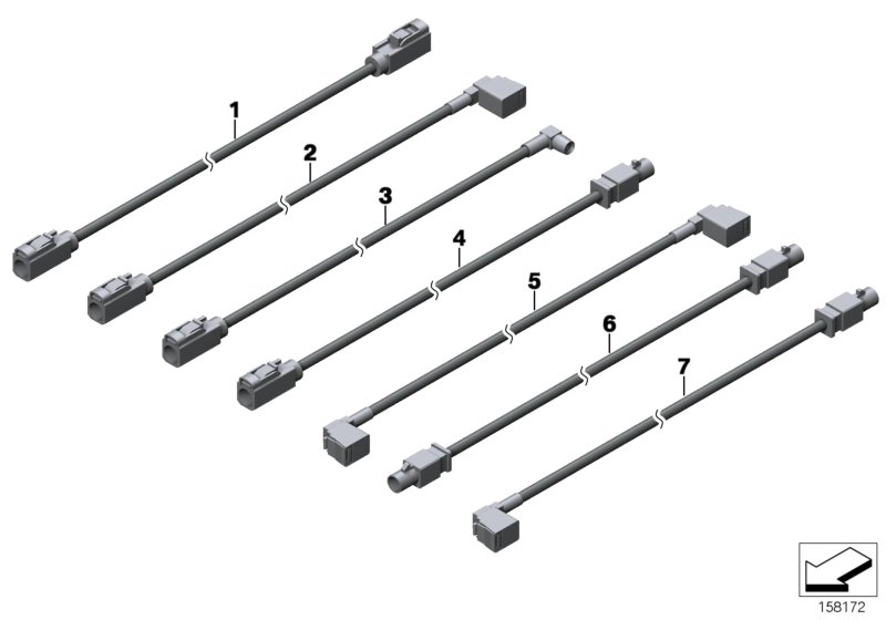 Universal aerial cable