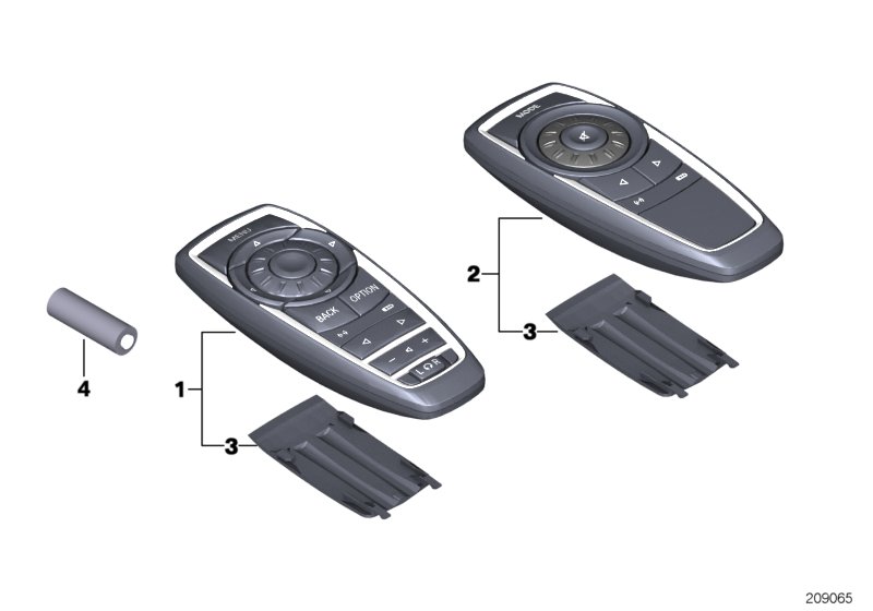 Remote control, rear