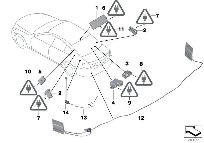 Single parts f antenna-diversity