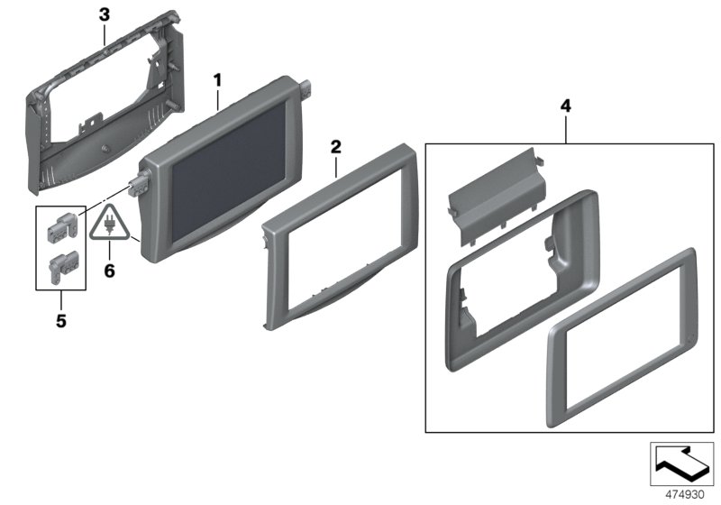Rear compartment monitor
