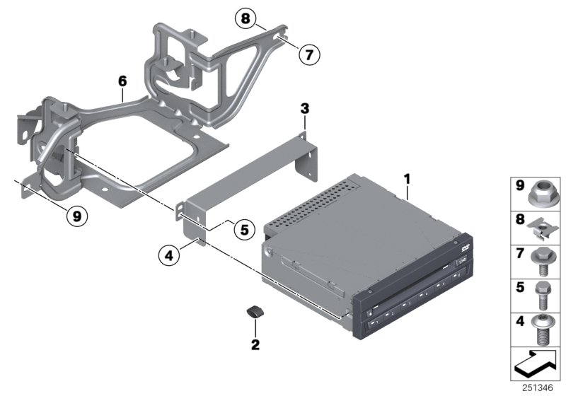 DVD Changer/Bracket