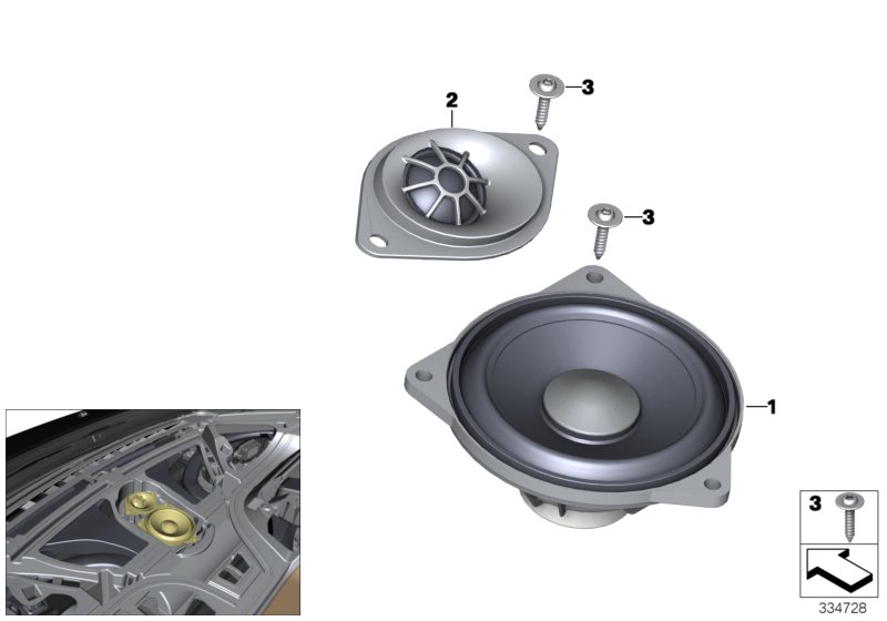 Loudspeaker, instrument panel