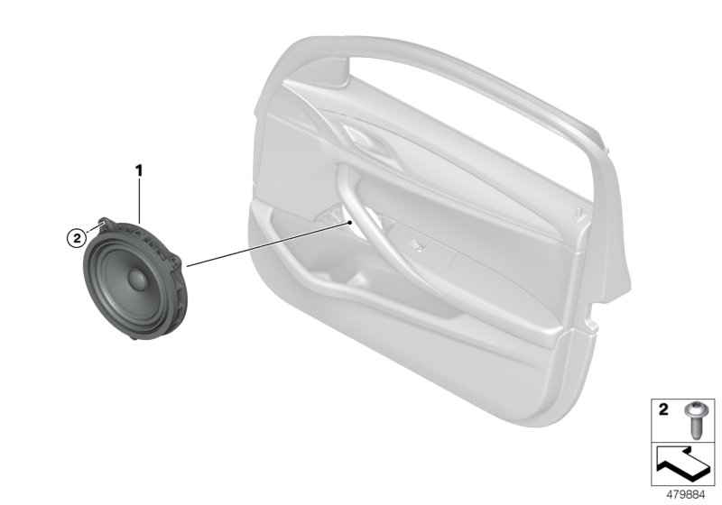 Single parts, Stereo System, door frnt