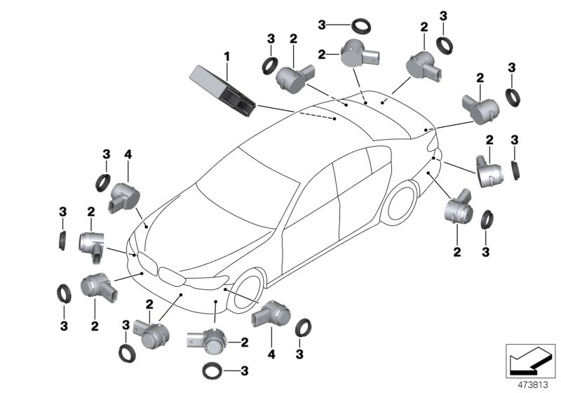 Park Distance Control (PDC) M variants