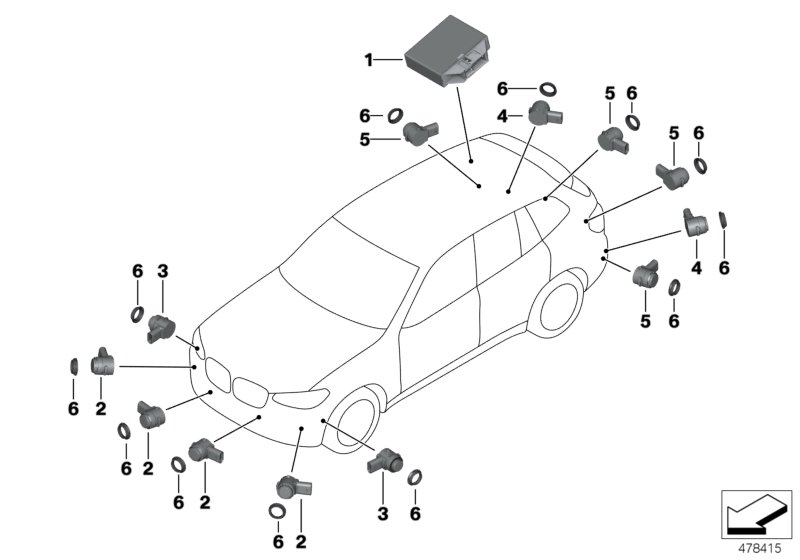 Ultrasonic sensor (PDC/PMA)