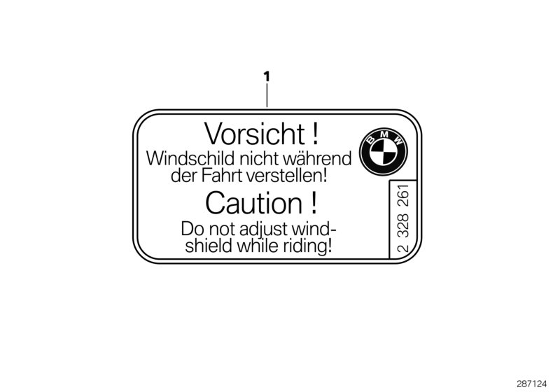 Label adjustment instruction