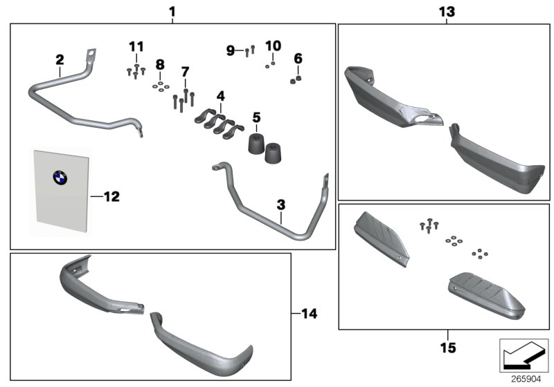 Set, hand protection