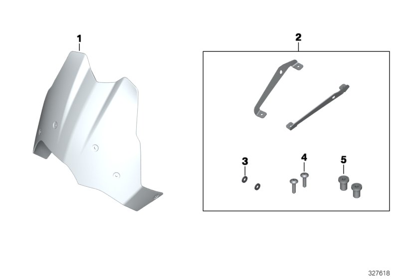 Windscreen, high, clear