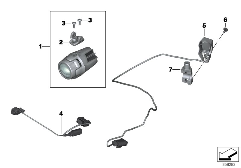 Retrofitting, LED additional headlight