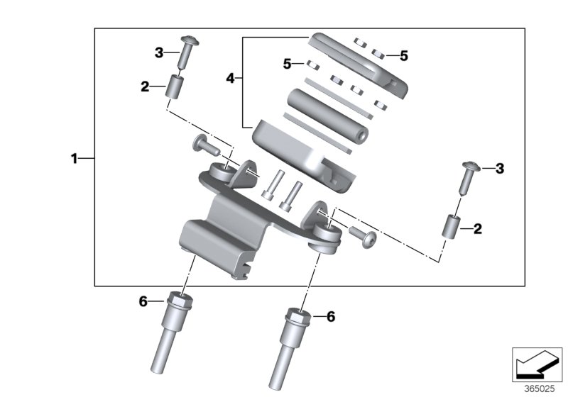 Mounting parts, BMW Navigator