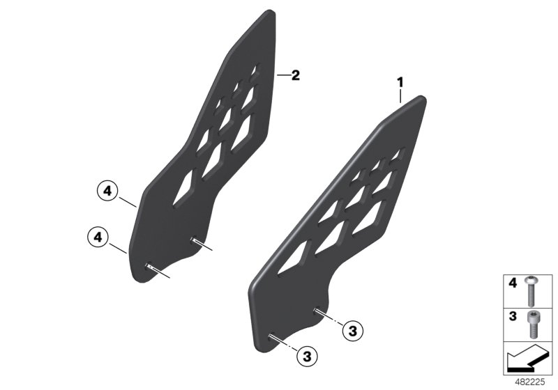 HP Carbon heel guard