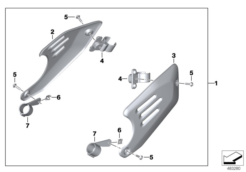 Cover for intake silencer