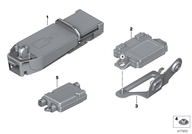 Separate compon.telephony wirel.charging
