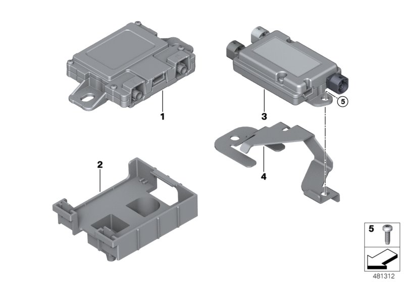 Separate compon.telephony wirel.charging