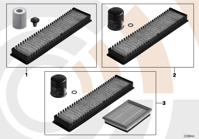 Service kit, Service I / Oil service