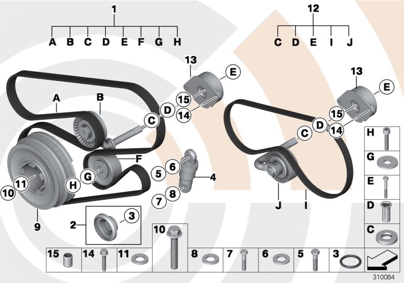 Repair kit, belt drives, Value Line