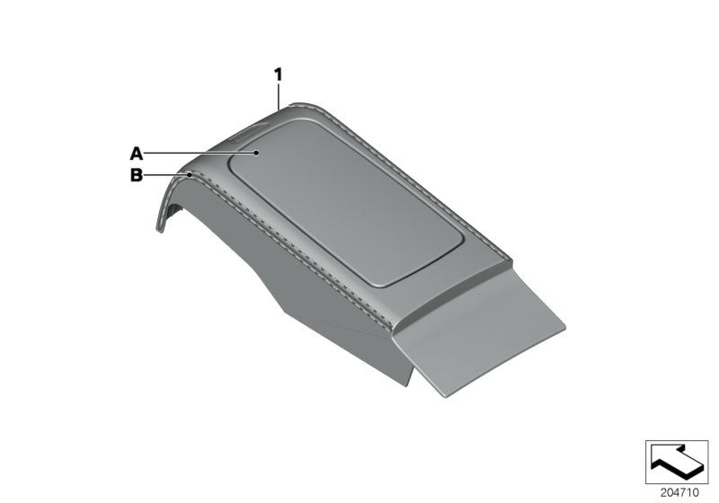 Individual rear console