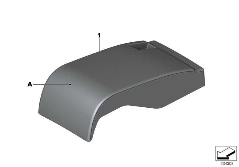 Indiv. cover, comfort seat, middle rear
