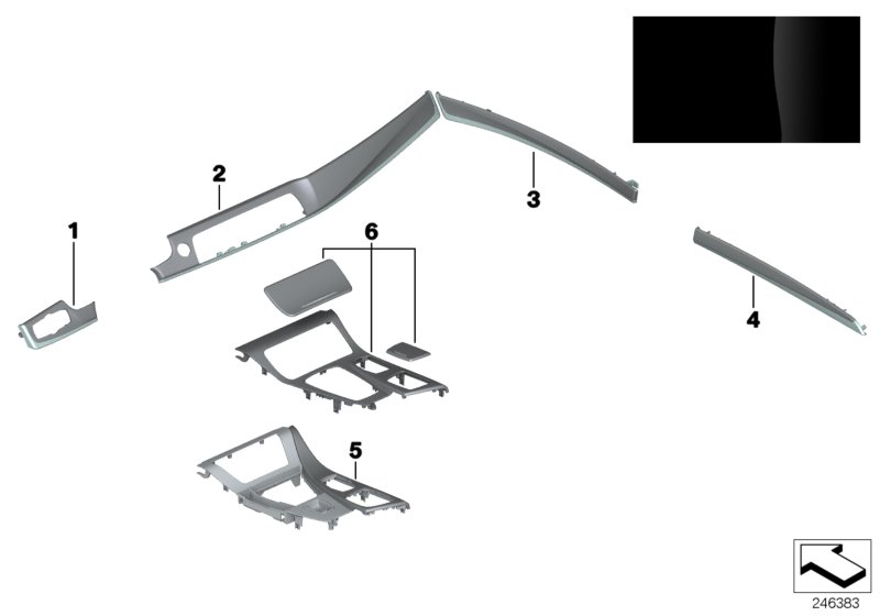 Individual wood, Pianolack schwarz