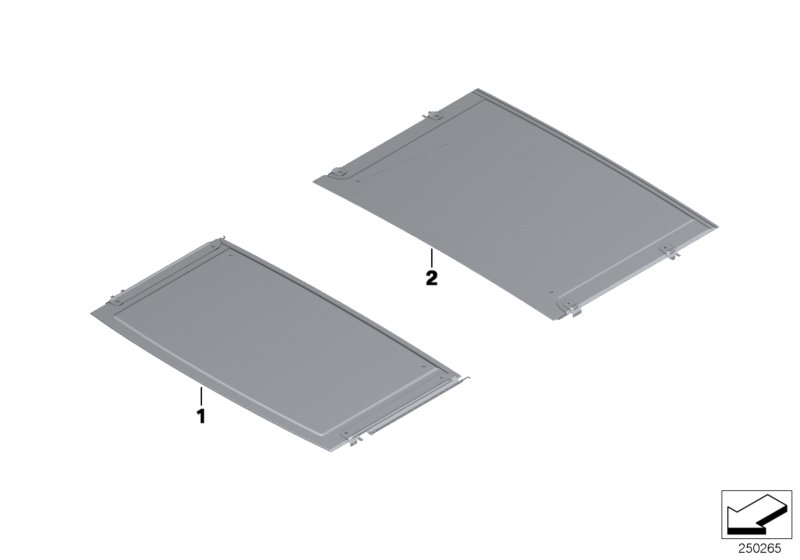 Individual panorama glass roof