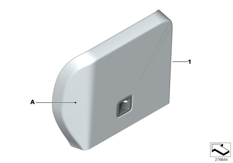 Individual rear panel, comfort seat,rear