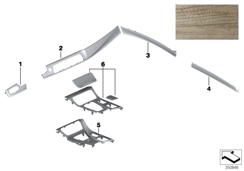 Individual wood Sen-hellbraun