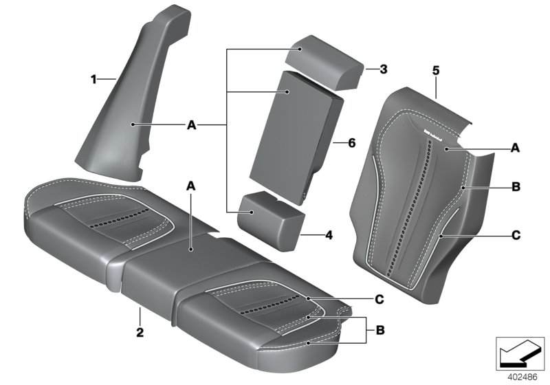 Individual cover, leather comfort seat