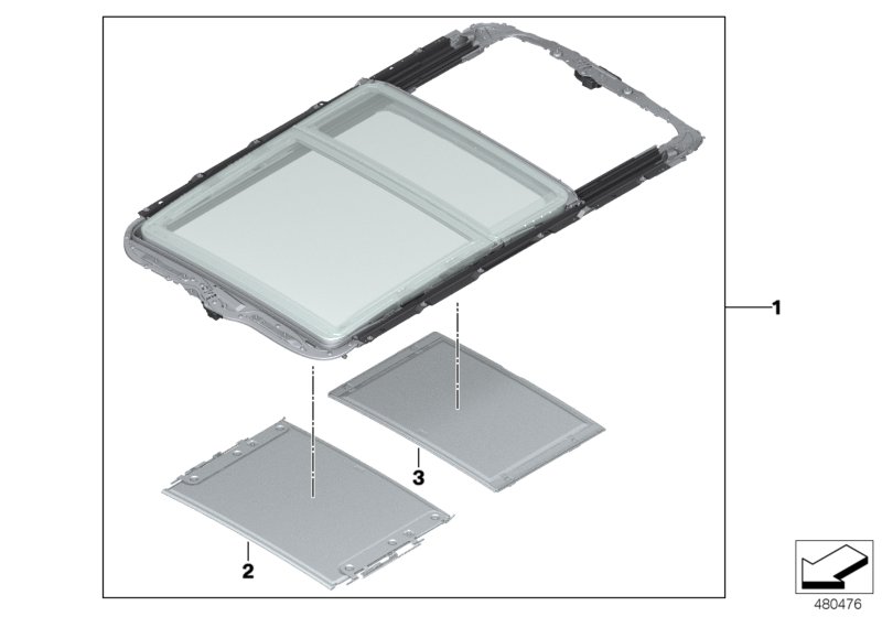 Individual panorama glass roof