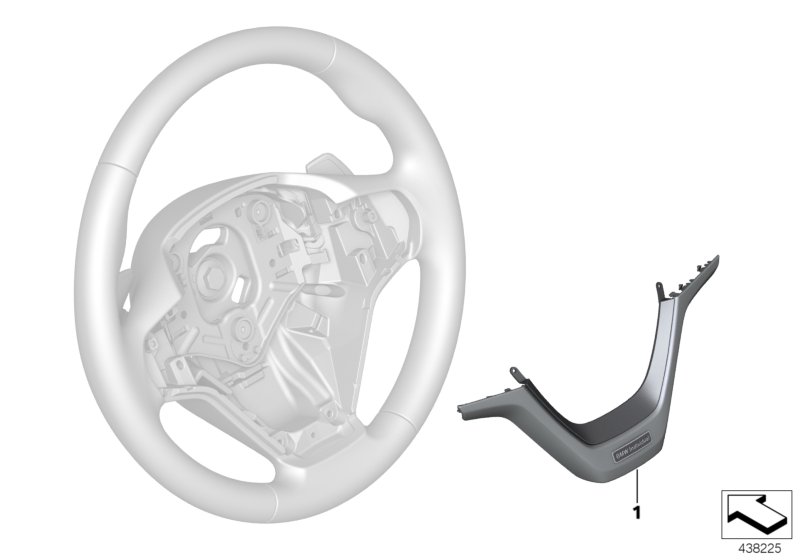 Individual steering wheel trim