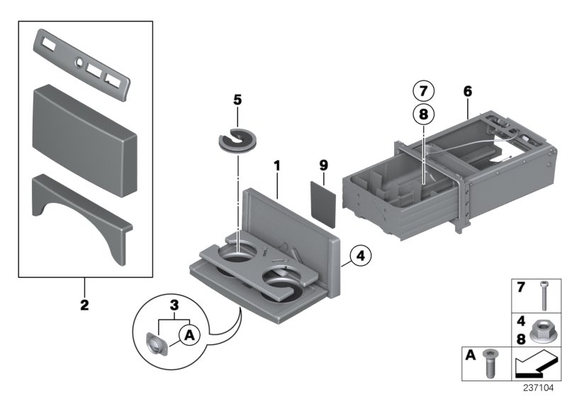 Drink holder, milled