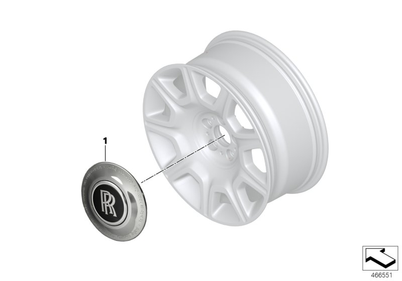 Exterior trim - Centre Caps